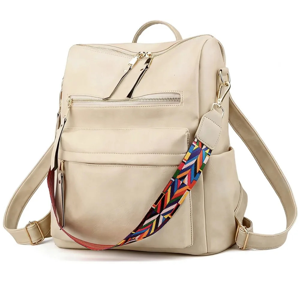 Ship from US Backpack Purse for Women Fashion Multipurpose Design Handbag Ladies Shoulder Bags 250304FBB