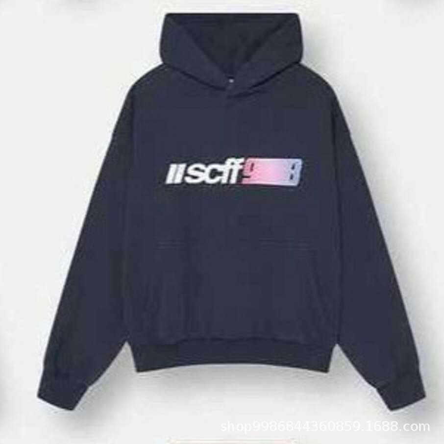 new printed aesthetic couple hip-hop gothic streetwear hoodie hooded pullover top