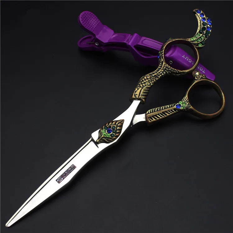 Vintage Professional Barber Shop Barber 6.0 440c 7-inch Barber Set tesoura makas Barber 250304