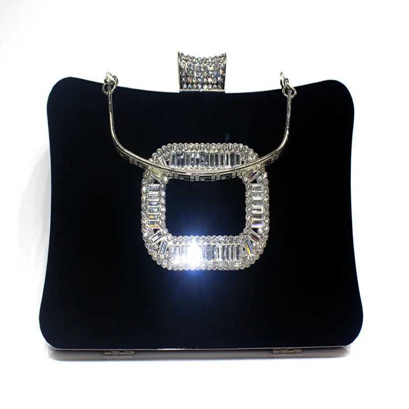 Womens rhinestone evening clutch bag womens red clutch wallet chain handbag brides wedding party wallet Z250303