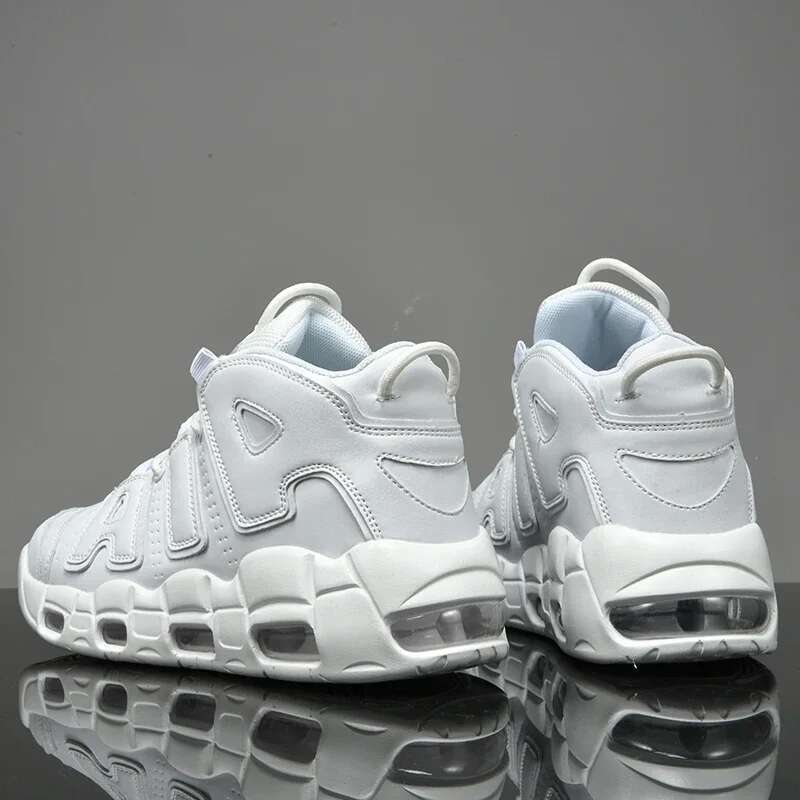 2024 Summer New High Top Sh ock Absorbing Basketball Casual Sports Large Men's Sh oes