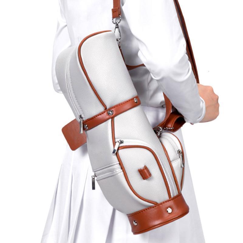 Ship from US Women Golf Ball Bag Portable Mini Small Storage Pack Holder Cute Messenger Microfiber 250303FBB