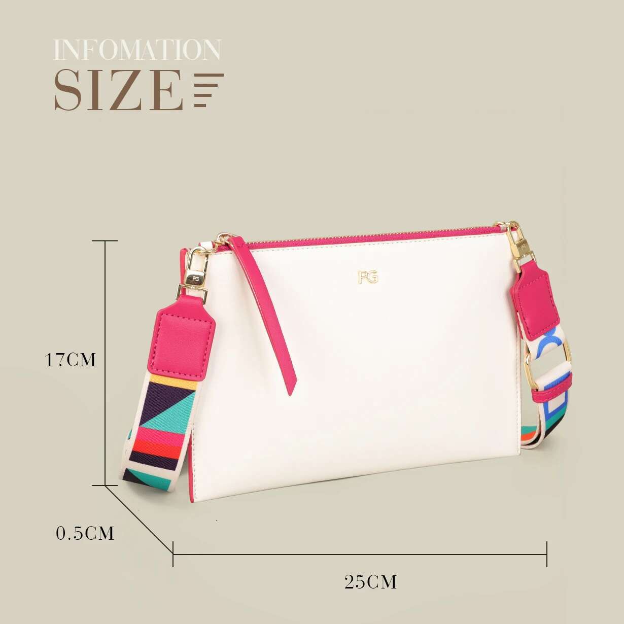 PG New Unisex Key Business Commuter Party Handheld Bag Envelope Bag