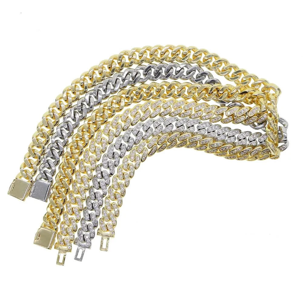 Summer Beach Selling Women Jewelry Iced Out Bling Thin 6.5mm 5A Cz Cuban Link Chain Foot Chain Anklet 9 10 250304