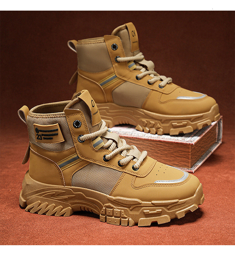High Top Martin Boots 2025 Designer s New Original Hot Selling Men s Lace Up Fashionable Multifunctional Thick Soled Sports And Leisure Short Boots