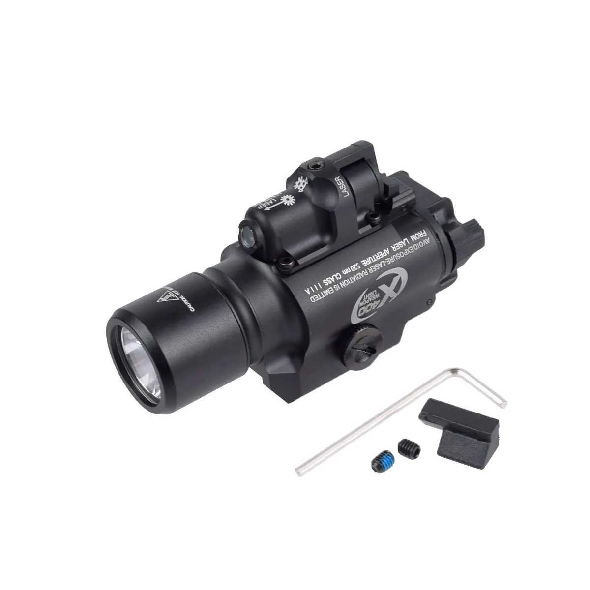 Tactical Outdoor Hunting Weapon Light X400 series Infrared air gun Weapon torch light With Upgrade Rote Dual Function SwitchXJ250303