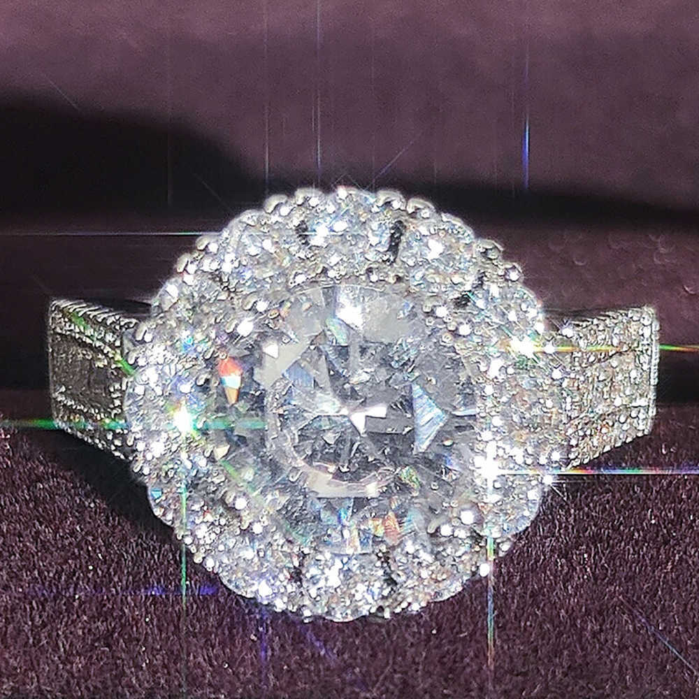 Couple Rings Moonso new womens micro inlaid diamond exaggerated ring Amazon jewelry r5041 H25303