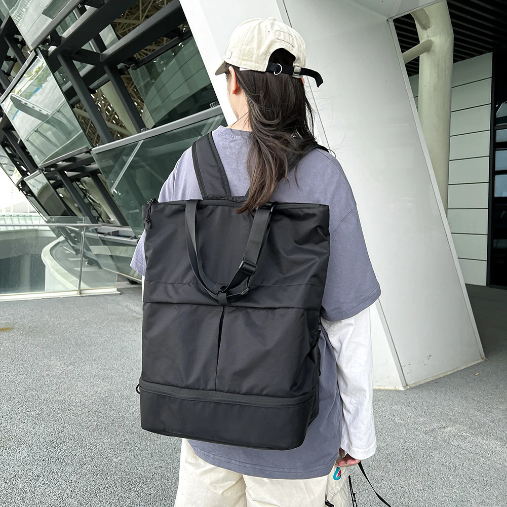 Ship from US Large Capacity Unisex Backpack Waterproof Sports Bag Trend School Bags Leisure Handbag Women Men Casual Travel Backbag 250304FBB