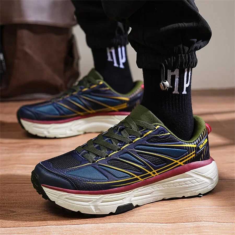 tralight Trail Running Shoes for Men Outdoor Climbing Sneakers Men Mesh Jogging Sports Shoes Thick Soled Off-road Shoes M Z250312