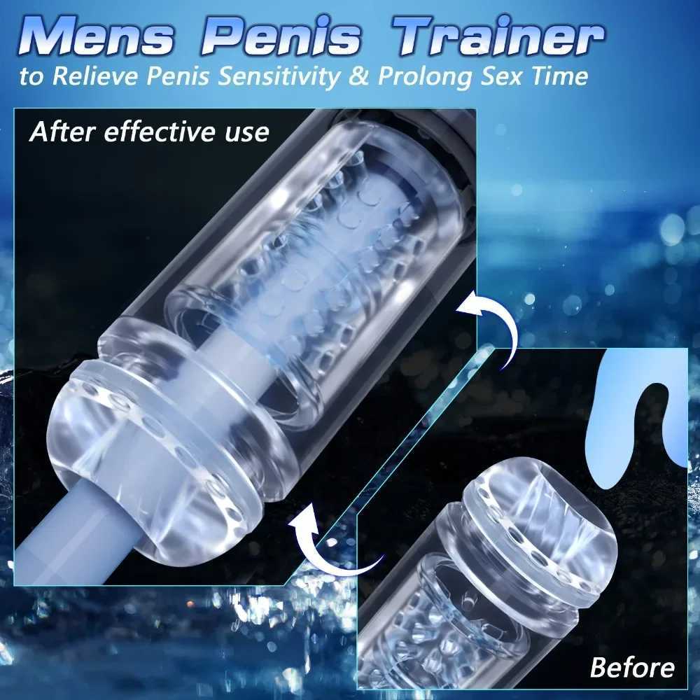 7 Modes Rotation Sucking Male Masturbator Sex Toys for Men Pocket Pussy Glans Male Masturbation Cup Massager Blowjob M250304