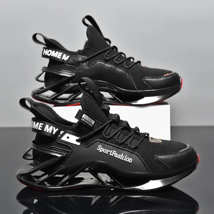 Mens basketball sneaker Shoes Sports Shoes Mens New Breathable Mens Ultra-Light Shock-Absorbing Running Shoes Mesh Casual Shoes Z 3.4-2