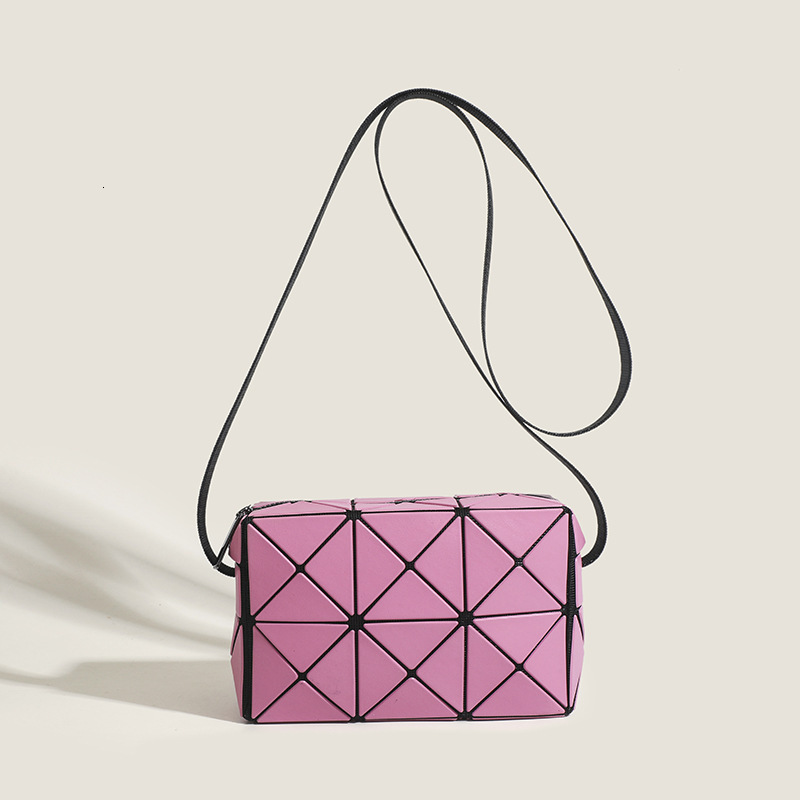 Japanese Cupid small square lifetime diamond grid women's mini mobile phone bag, single shoulder crossbody, unisex style