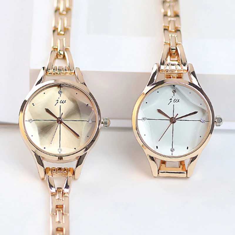 Luxury Bracelet For Women Elegant Rose Gold Ladies Wrist and Rhinestone Simple Fashion Female Quartz Womens WatchXJ250304