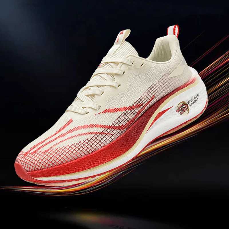 Fashion Mens and Wens Sports Running Shoes Casual Breathable Mesh Surface Carbon Plate port Wear-resistant Rubber Outsole Z250304