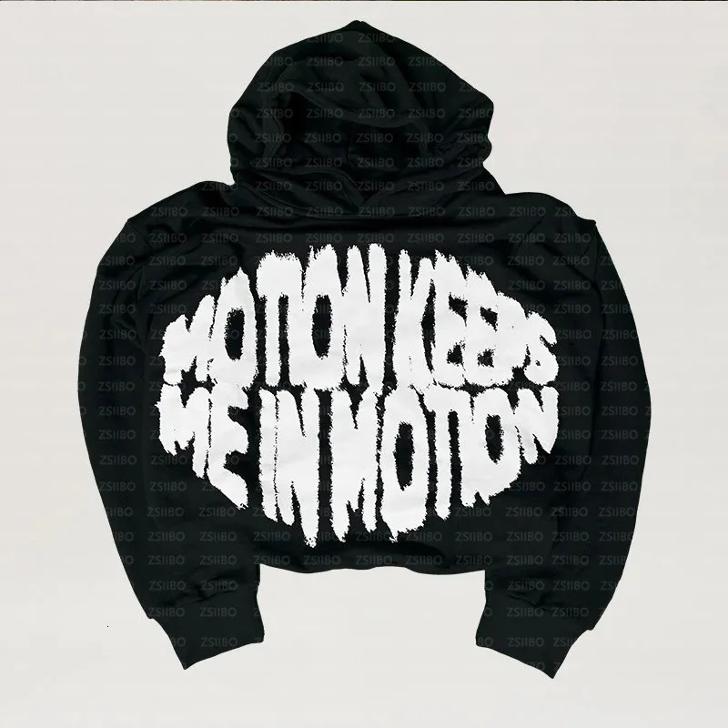 Coats Streetwear Gothic Casual Alphabet Blast Print Pattern Men Clothing Letter Fashion Hoodie Men Harajuku Retro Y2K Hoodi 250303