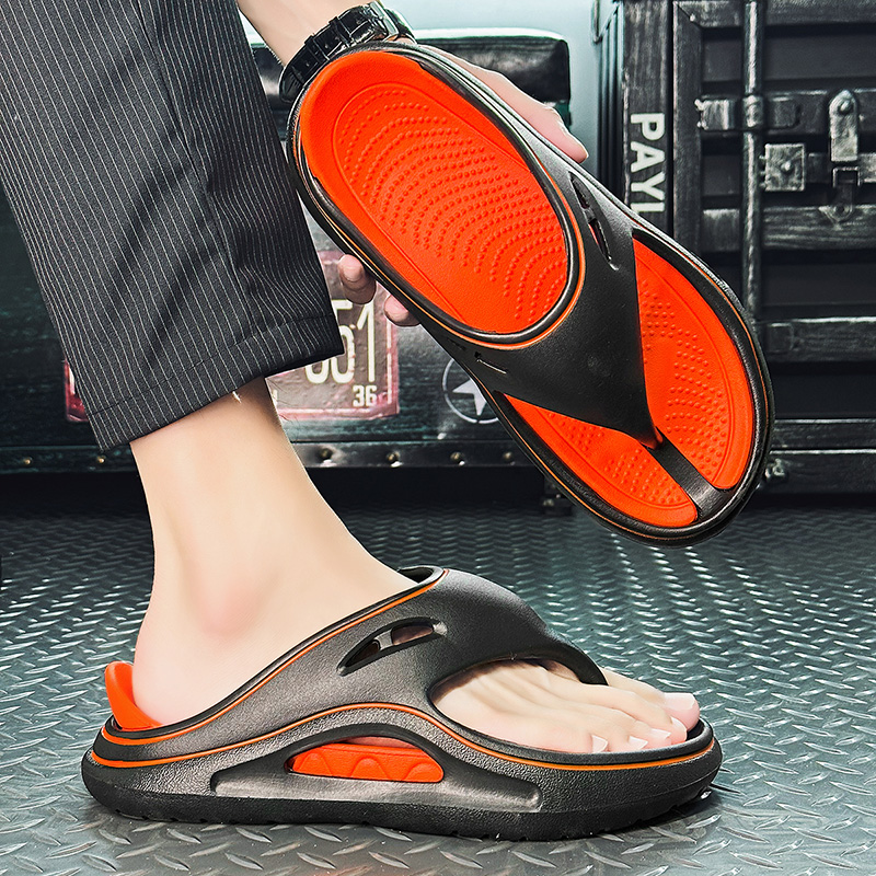 2025 Free Shipping slides Couple slippers Wear slippers black women and men Summer fashion thick soled outside summer 35-44