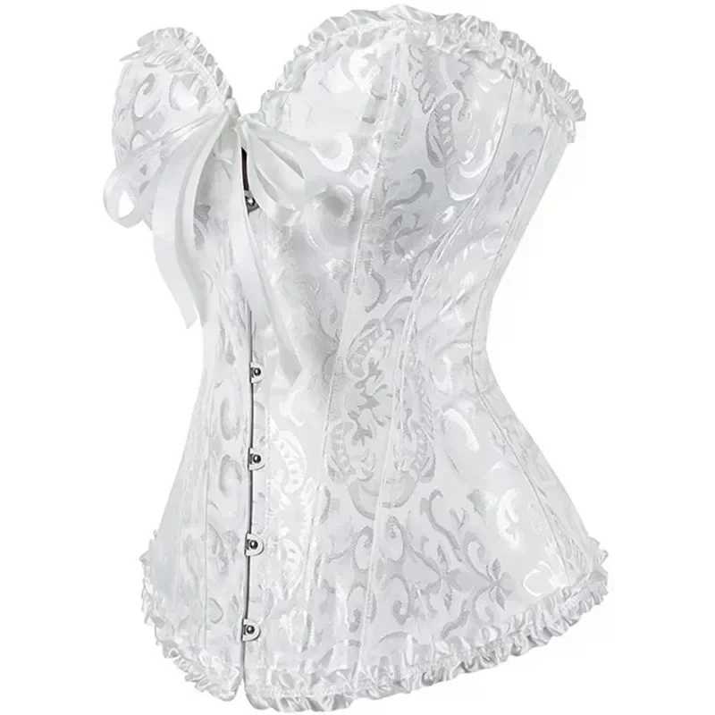 Gather waist cinching court corset vest retro shapewear belly cinching strap tight binding waist sealXJ250304