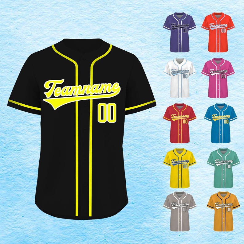 Custom Baseball Jersey Stitched Printed softball jersey Personalized Team Sport Shirts Custom Name Number Couple Jersey for Men and Women Adult