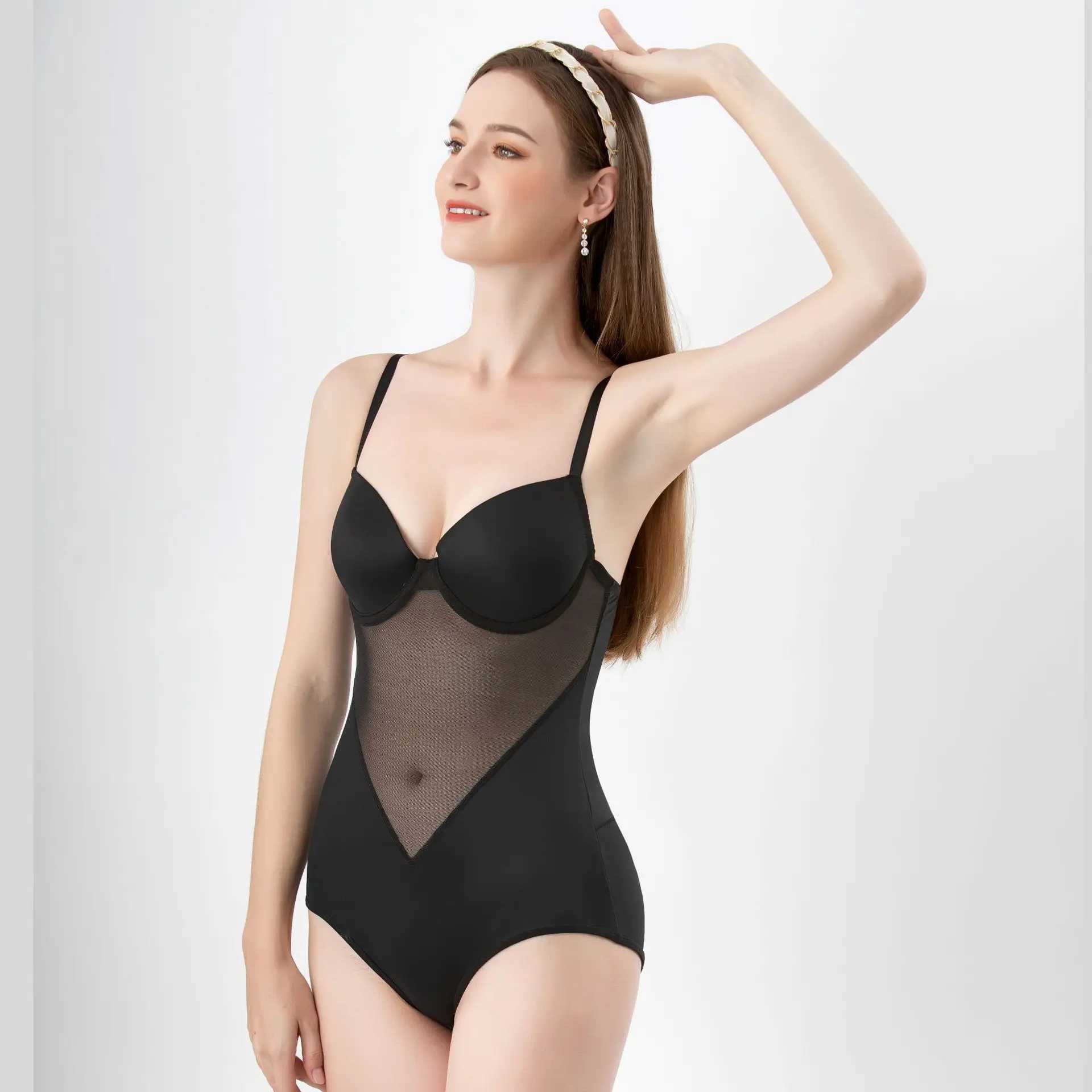 Women Sexy Shapewear Bodysuit Femme Slimming Underwear Butt Lifter Belly Sheath Waist Soft Push Up Corset LingerieXJ250304