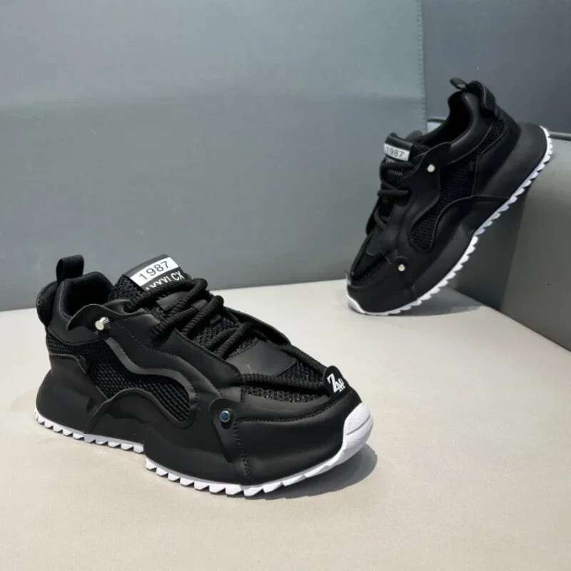 Sneakers Designer Platform Running Male Fashion Non-slip Sport Thick Soles Breathable Men Tenis Shoes New