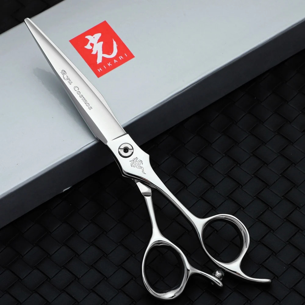 Japan Imported HIKARI Professional Barber Scissors Light Cut 6.3 Inches 172 Molybdenum Steel Structure Hair Stylist Special 250304