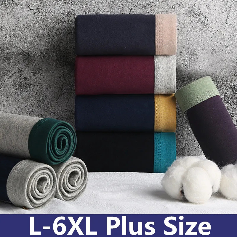 Large Size Mens Underwear Plus Fat Male Bigger Cotton Boxer Shorts Antibacterial Fabric Soft Comfortable Breathable L-6XL 250303
