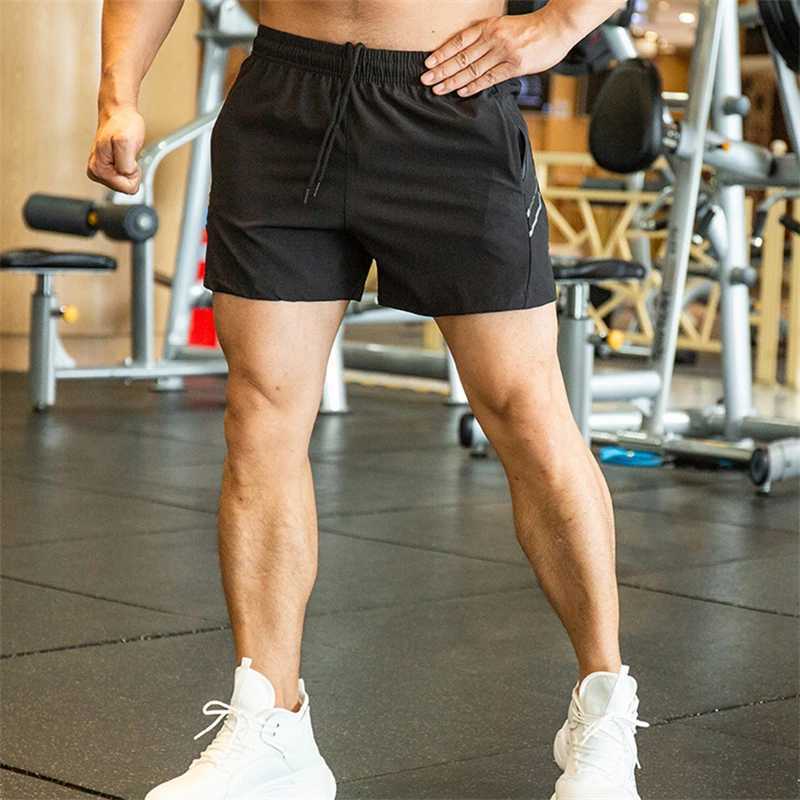 Men Sports Shorts Quick Dry Short Running Fitness Shorts Basketball Training Mini Pant Male Sportpant Summer Gym Clothing OrangeT250304