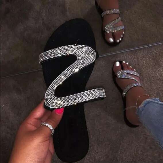 new Spring/summer 2025 sandals women bright dia casual outdoor travel flip p beach shoes non-slip durable slippers ms