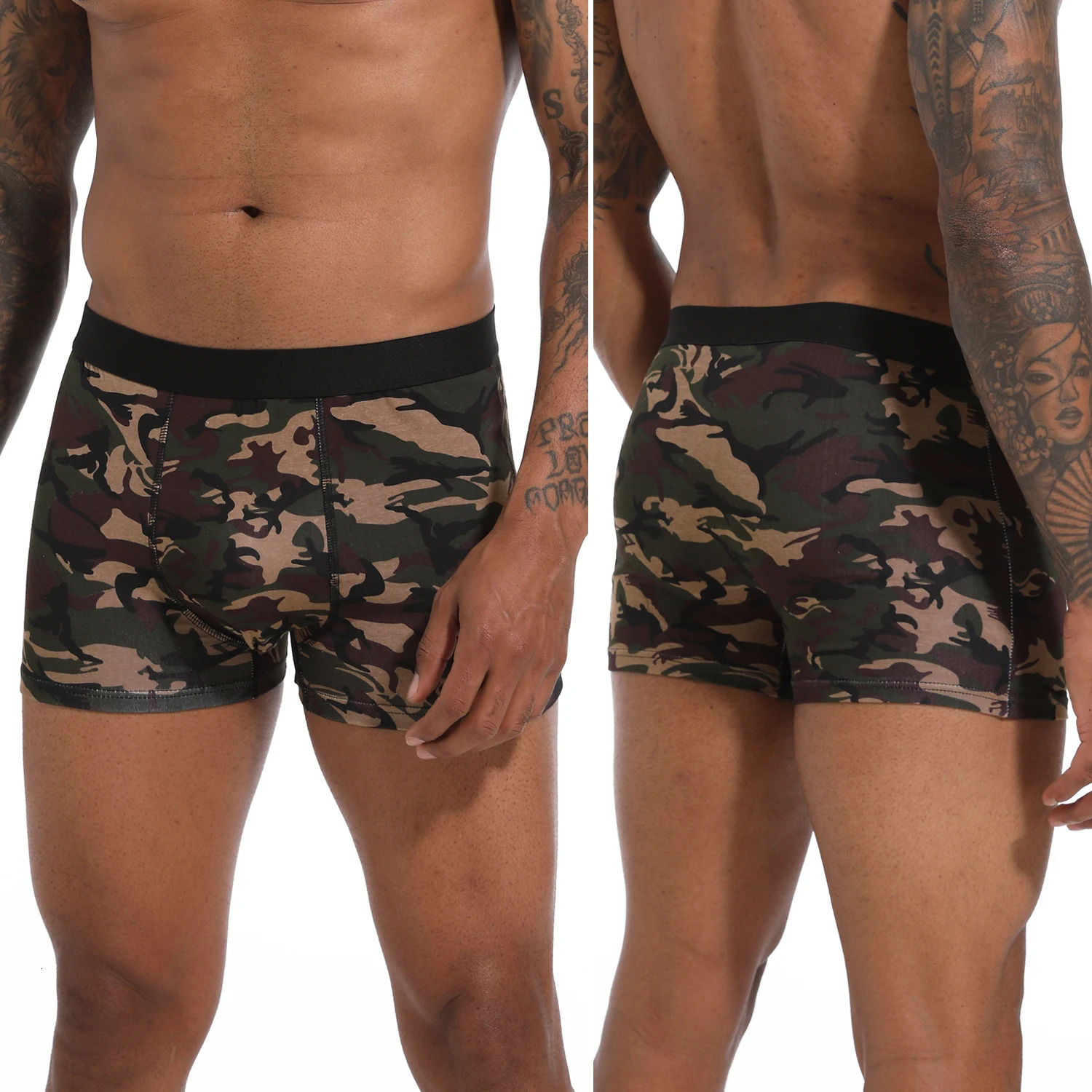 6pcs Pack Men Panties Cotton Underwear Male Boxer And Underpants For Homme Set Shorts Box Slip Kit 250303