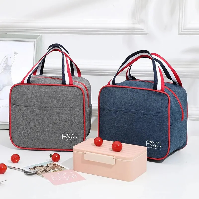 1pc Insulated Lunch Bag Insulation Bento Pack Aluminum Foil Rice Bag Meal Pack Ice Pack Student Bento Lunch Handbag Island 250228