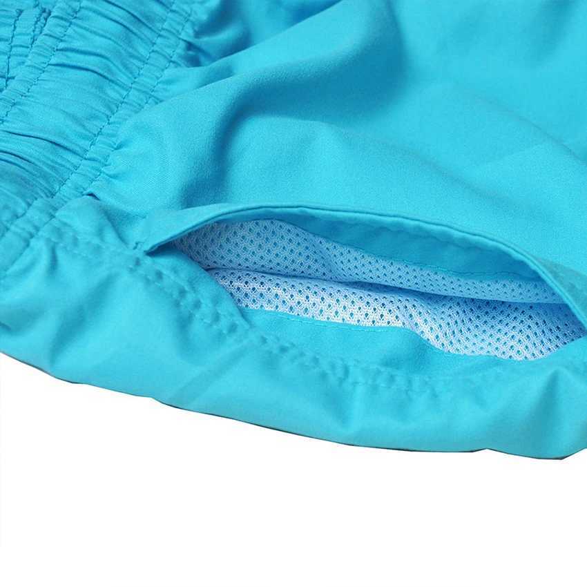 Mens Swimming Shorts Quick Dry Drawstring Elastic Waist Design Surfing Water Sports Beach Swimming Shorts SummerT250304