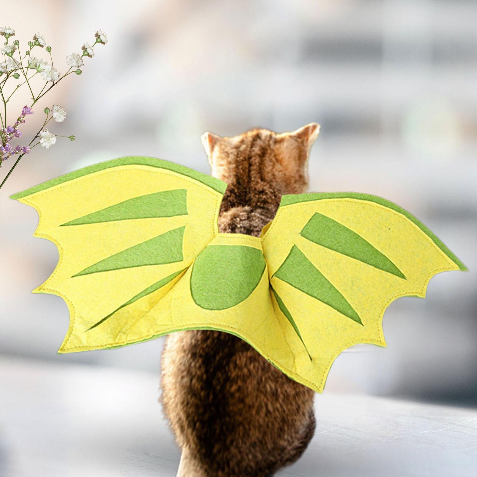 Dragon Wing for Dogs Pet Dragon Wing Halloween Party Decoration,Funny,Dress up Accessories,Cat Halloween Costumes Cat Wings
