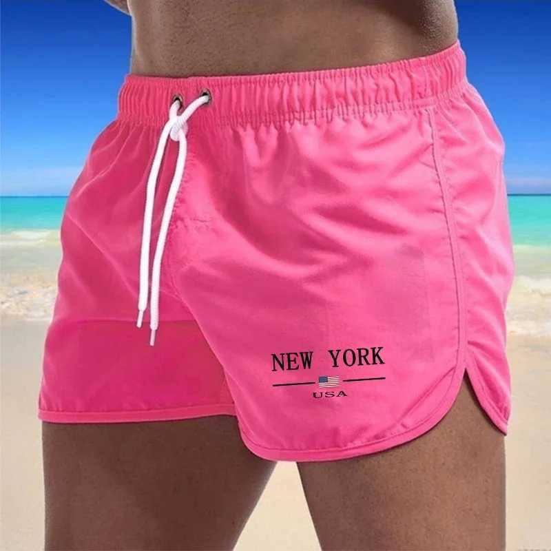 Daily Mens Beach Shorts Summer Hot Sales Men Loose Comfortable Style Bathing Suit Man Ventilate Gym Clothing Seaside Swim ShortsT250304