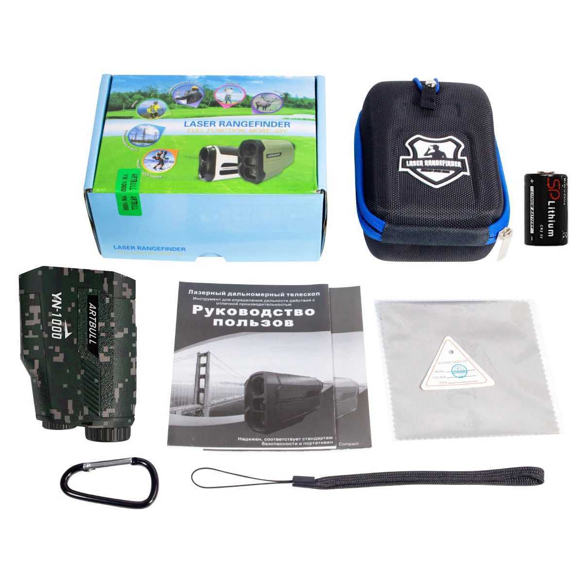 Outdoor Laser Golf Rangefinder for Hunting 1000m 650m Telescope with Flag-Lock Slope Pin Distance Meter Monocular X250304