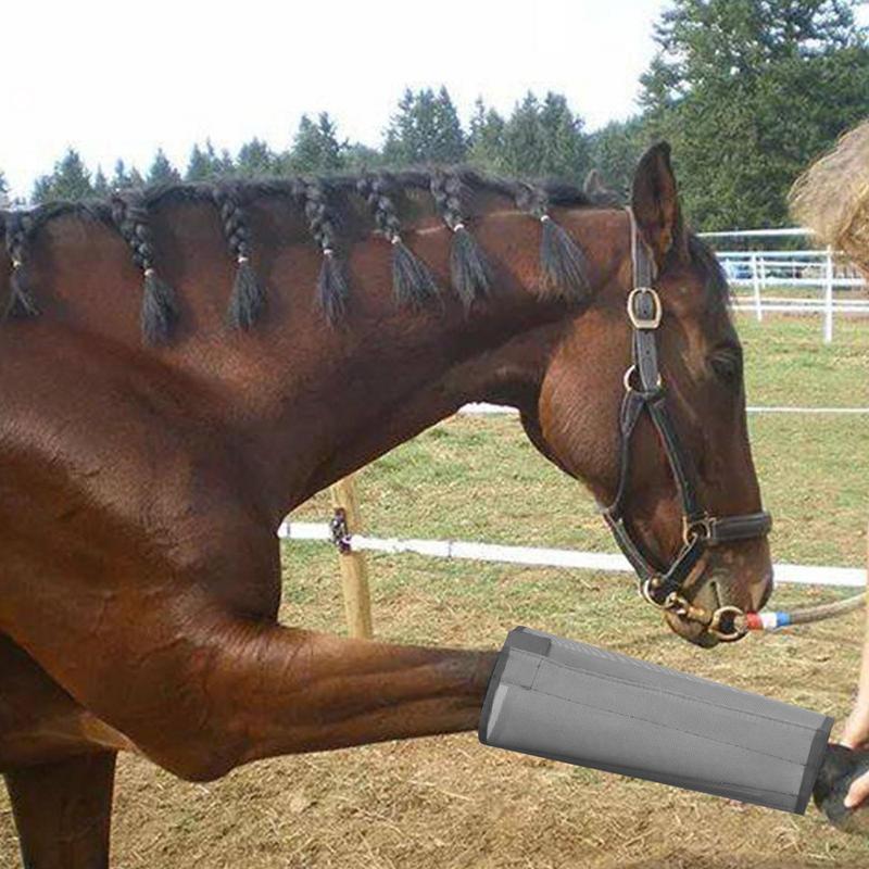 Fly Boots For Horses 4pcs Professional Fine Mesh Prevents Bites Horse Boots Fly Leggings For Horses Competition Training Racing