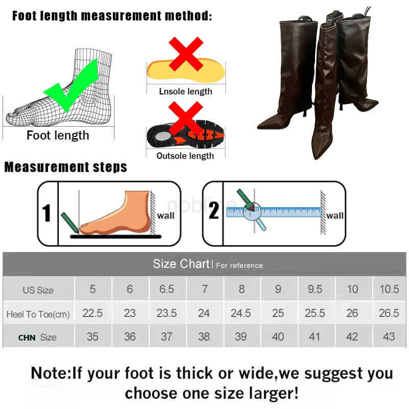 Party Modern Ladies Knee High Boots Pointed Toe Fion Pleated Wern Wen Long Boots Shoes Fem Pumps H Shoes Z250304
