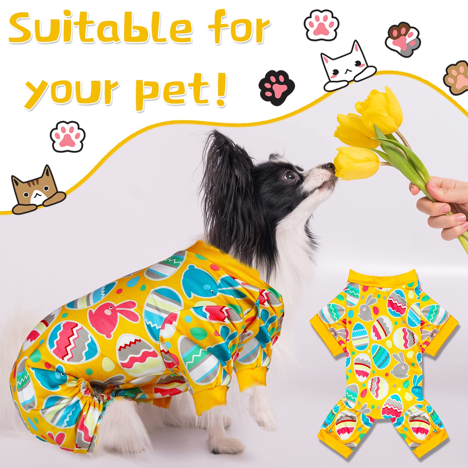 Cute Canine Christmas Ensemble Set - 5 Festive Patterns for Puppies and Kittens Celebrating Holidays