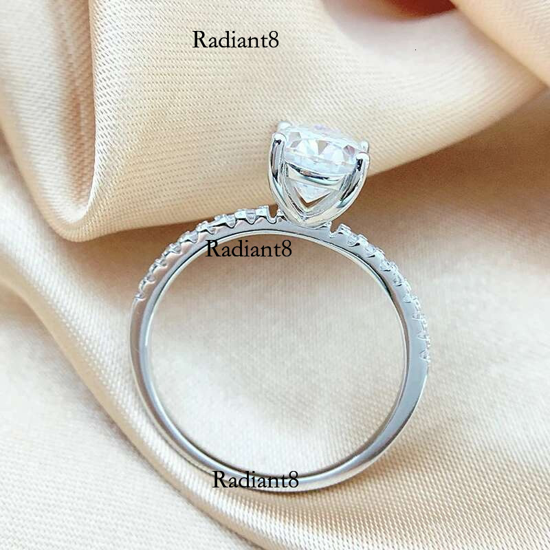 Smyoue Oval Cut 1CT 2CT 3CT D Color Moissanite Rings for Women Lab Dia Wedding Promise Band S Sterg Sier Jewelry GRA