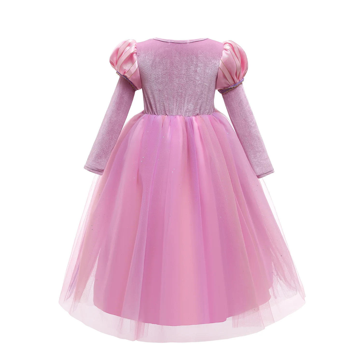 Girl Costume Rapunzel Princess Party Dresses for Girls Tangled Cosplay Dress Children Ball Gowns 310Yrs Kids dresses 250303