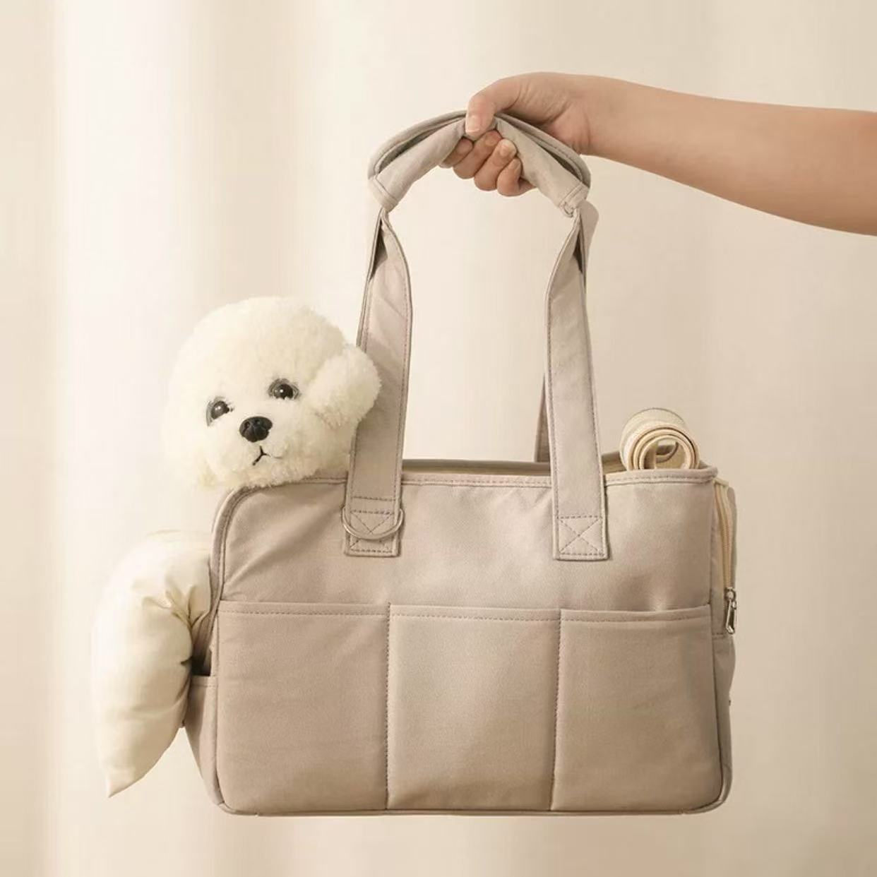 Dog outdoor bag, pet one shoulder portable dog bag, small dog Yorkshire cat bag