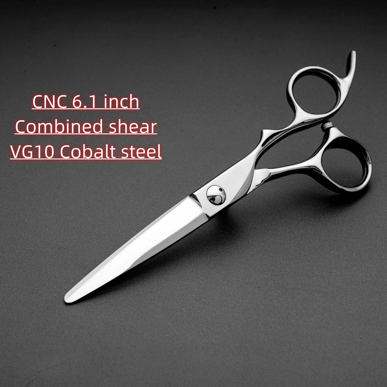 Top-level CNC technology scissorsProfessional barber accessoriesVG10 Cobalt steel Barber scissors6.0 to 7.0 inches Hair tools 250304