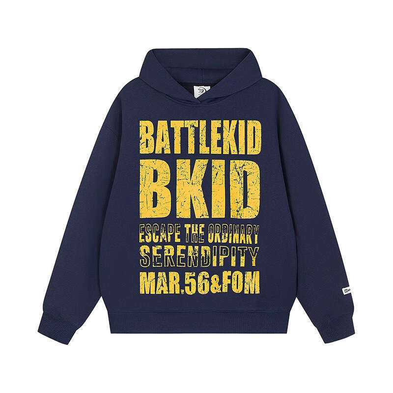 China-Chic Autumn/Winter New American Fashion Brand Couple Hoodie Coat mottled letters hooded sweater women