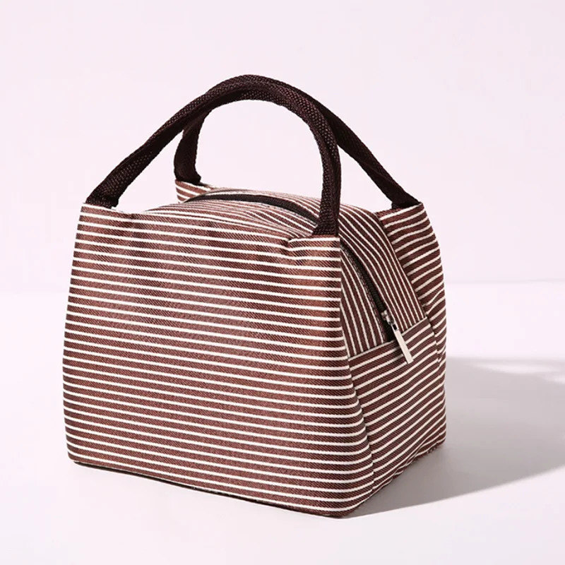 Portable lunch bag heat insulated lunch box storage bag school lunch box 250228