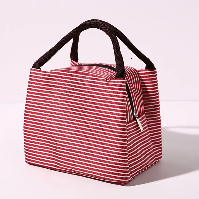 Portable lunch bag heat insulated lunch box storage bag school lunch box 250228