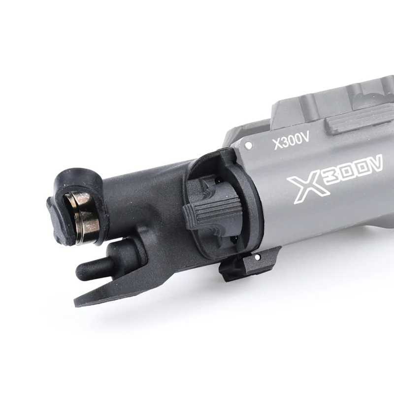 WADSN Tactical X300 X300U Flashlight Metal Pistol Lights MLOK Hunting Weapon Scout Light with Dual Function Prure Switch TapeXJ250303
