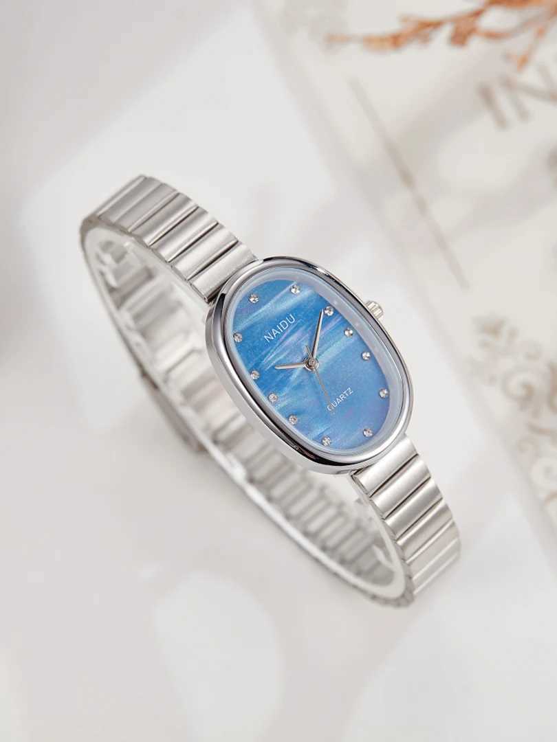 Rectangle Women Quartz Wrist Minimalist Dial Brand Oval Clock Fashion Diamond Rhinestone Square Classic Retro WatchXJ250304