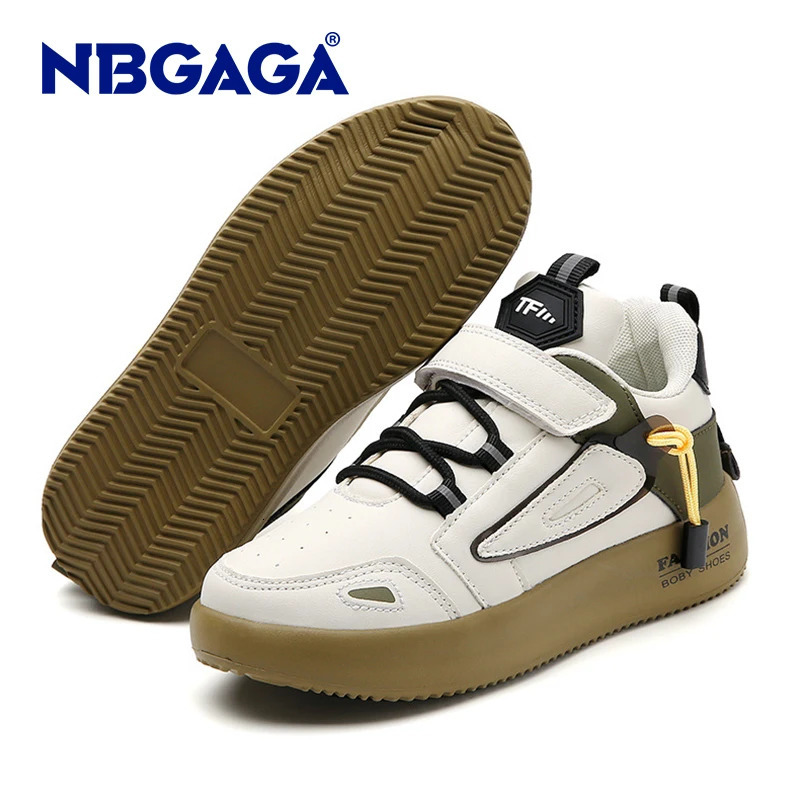 Children Sneakers Boys Shoes Leather Flat Kids for Lightweight Sports Running Tennis Boy Sneaker Walking Outdoor 250303