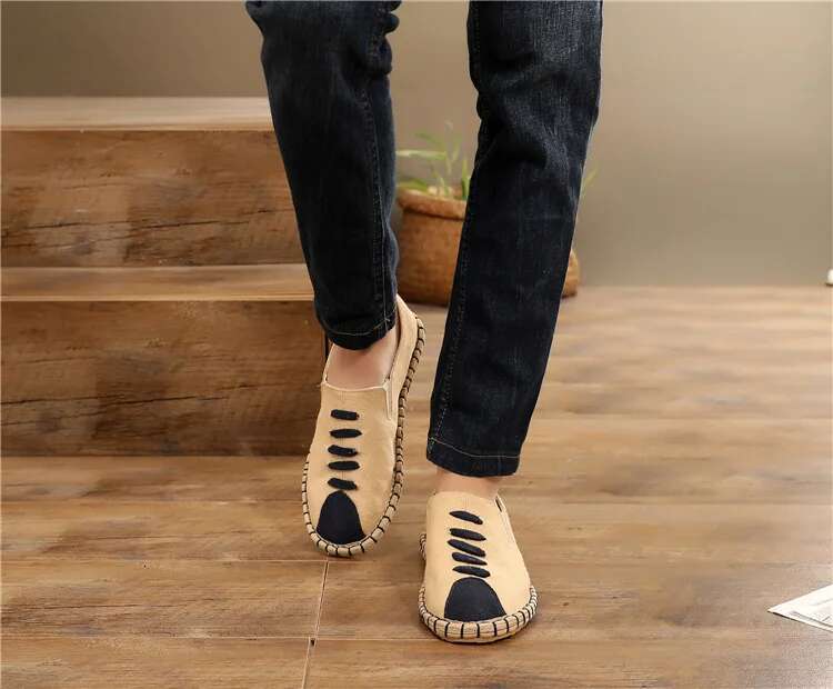 Summer Fisherman New en Canvas Fashion Trend Men Casual Shoes Comfortable Espadrilles Classic Slip on Loafers