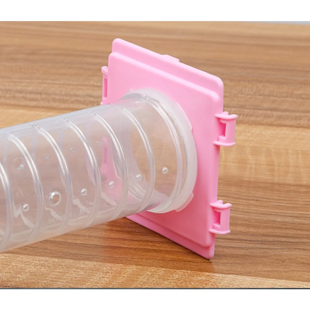 Hamster Tunnel Cage External Pipe Pet Toy Cages Interface Fitting Solid Color Connection Plate Cage Cap Home Pet Supplies