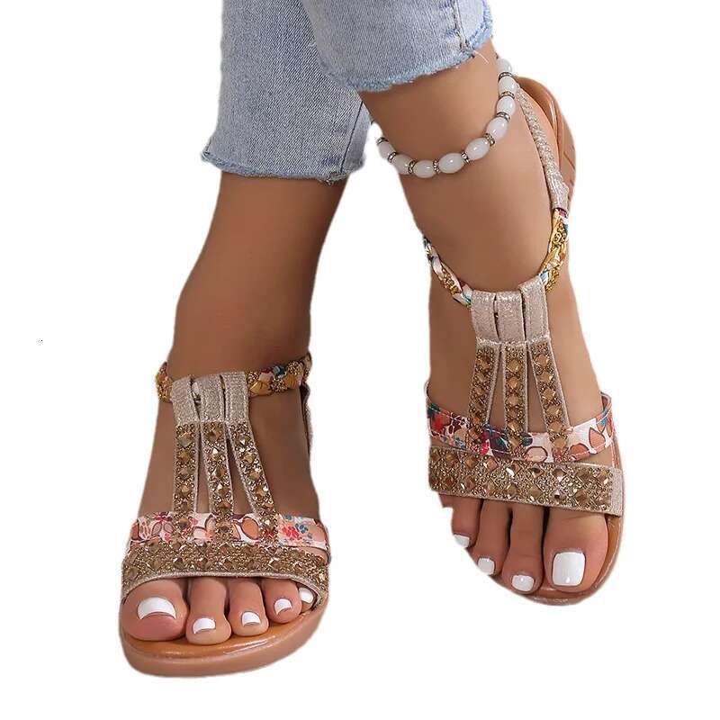 New Bohemia 2025 Rhies Women Wedge Casual Platform Sandals Female Peep Toe Summer Outdoor Beach Shoes
